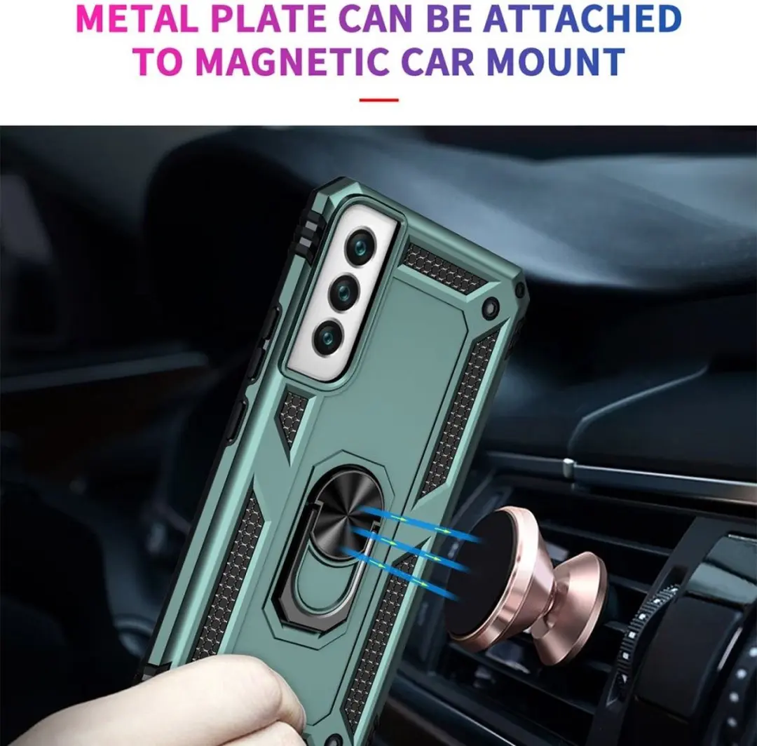 Selected Magnetisch Hoesje Samsung Galaxy S22 - Groen