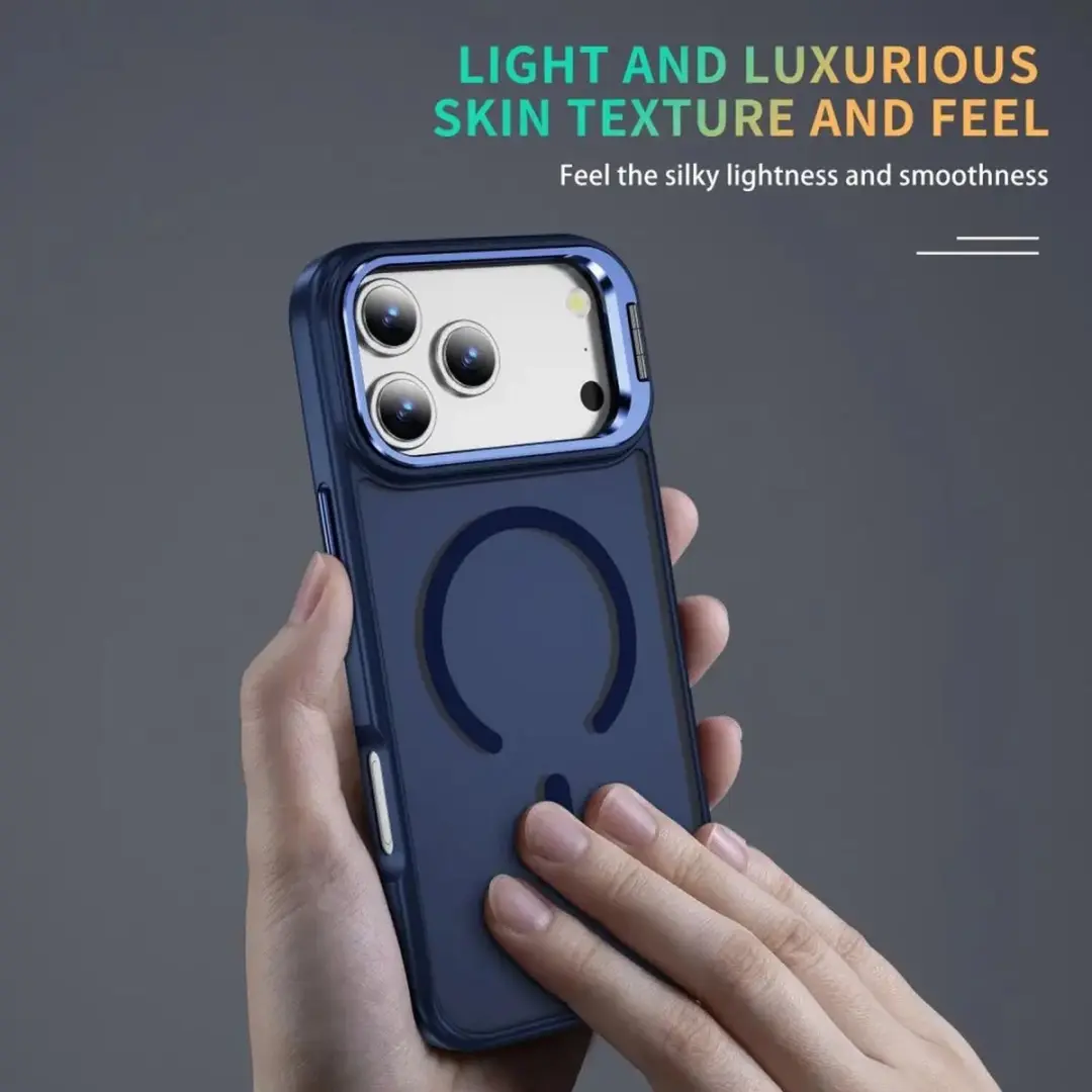 Selected Hoesje iPhone 17 Pro Max MagSafe Blauw - Camera Kickstand - afbeelding 6 van 6