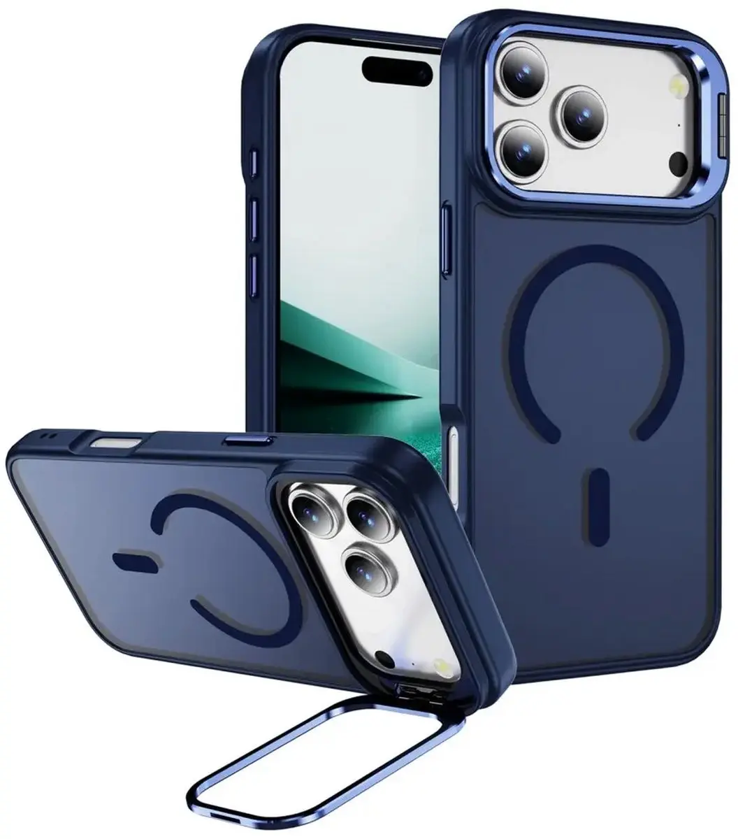 Selected Hoesje iPhone 17 Pro Max MagSafe Blauw