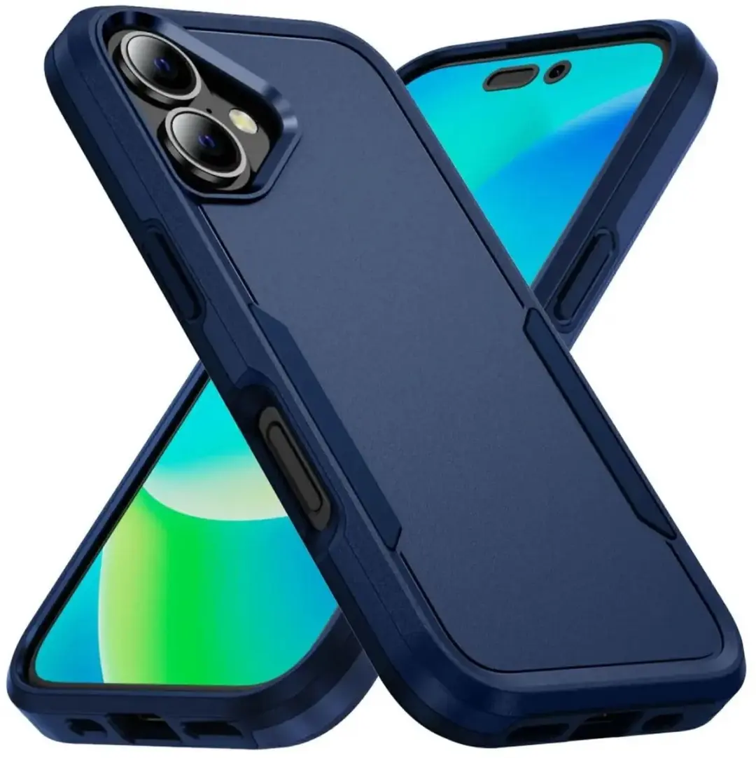 Selected Back Cover iPhone 17 Rugged Hoesje - Blauw