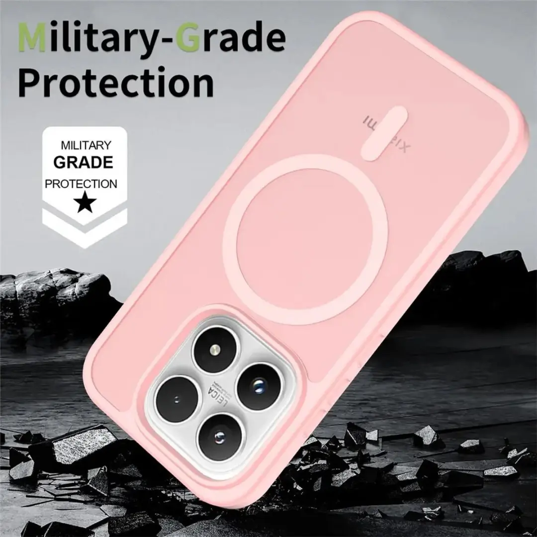 Selected Xiaomi 17 Hybrid Back Cover - MagSafe Roze