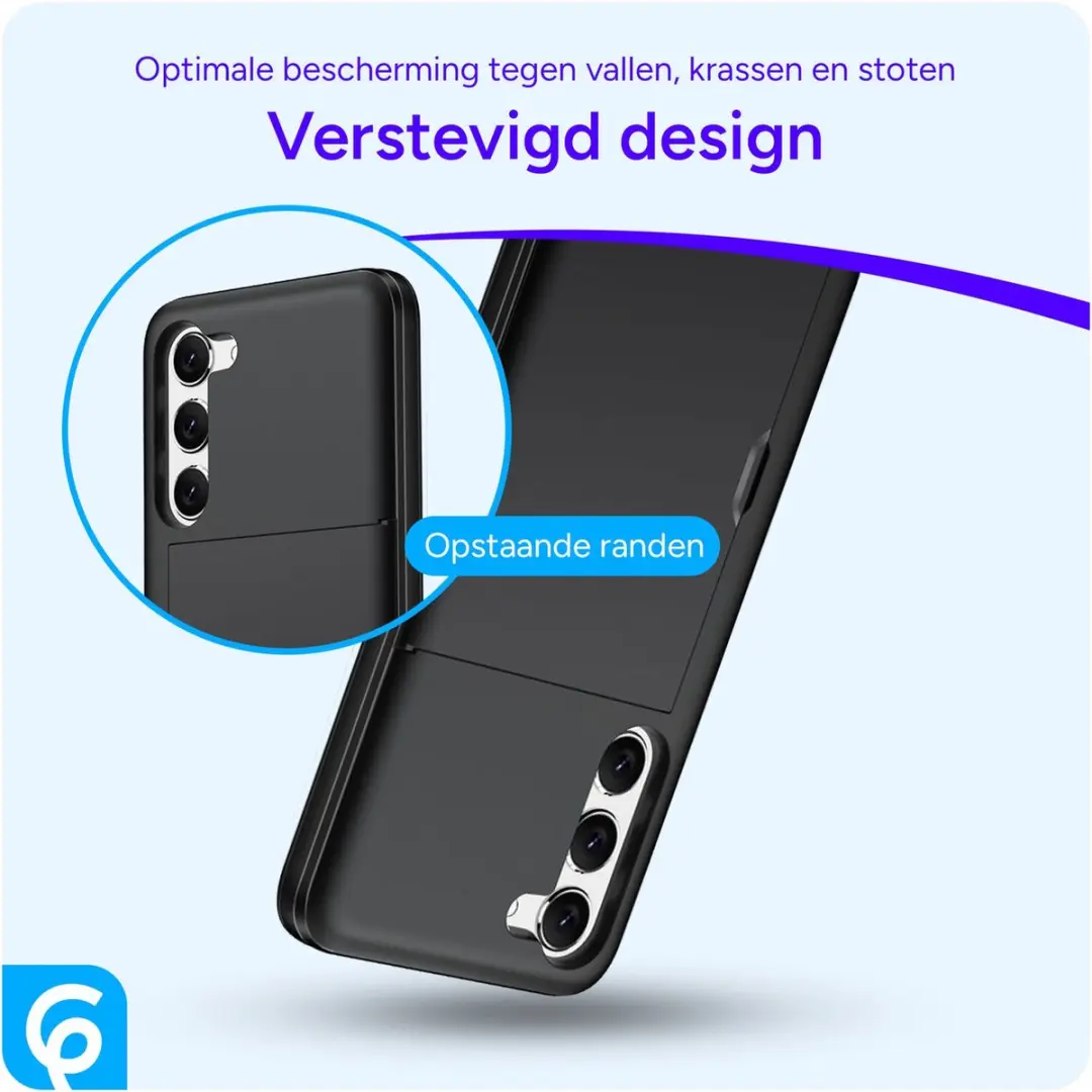 Selected Hoesje Samsung Galaxy S23 Kaarthouder - Zwart