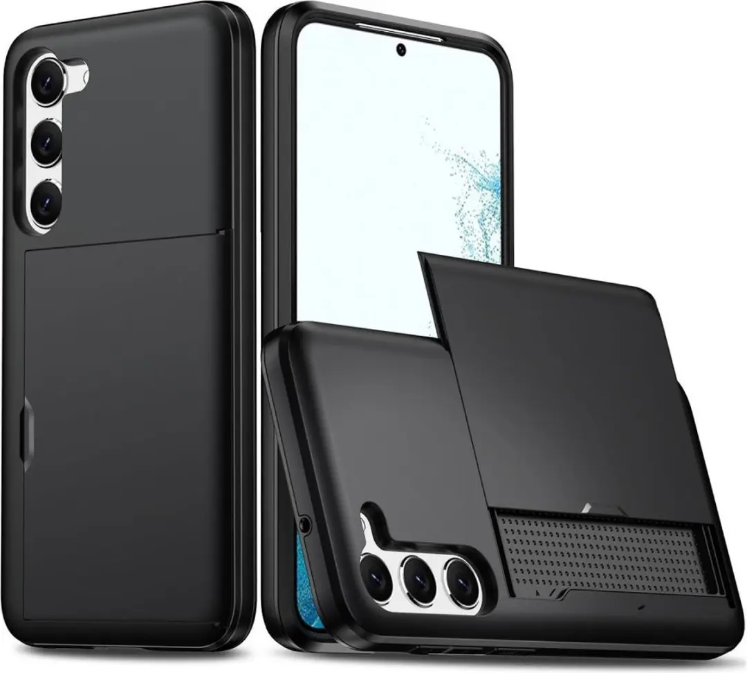 Selected Hoesje Samsung Galaxy S23 Kaarthouder - Zwart