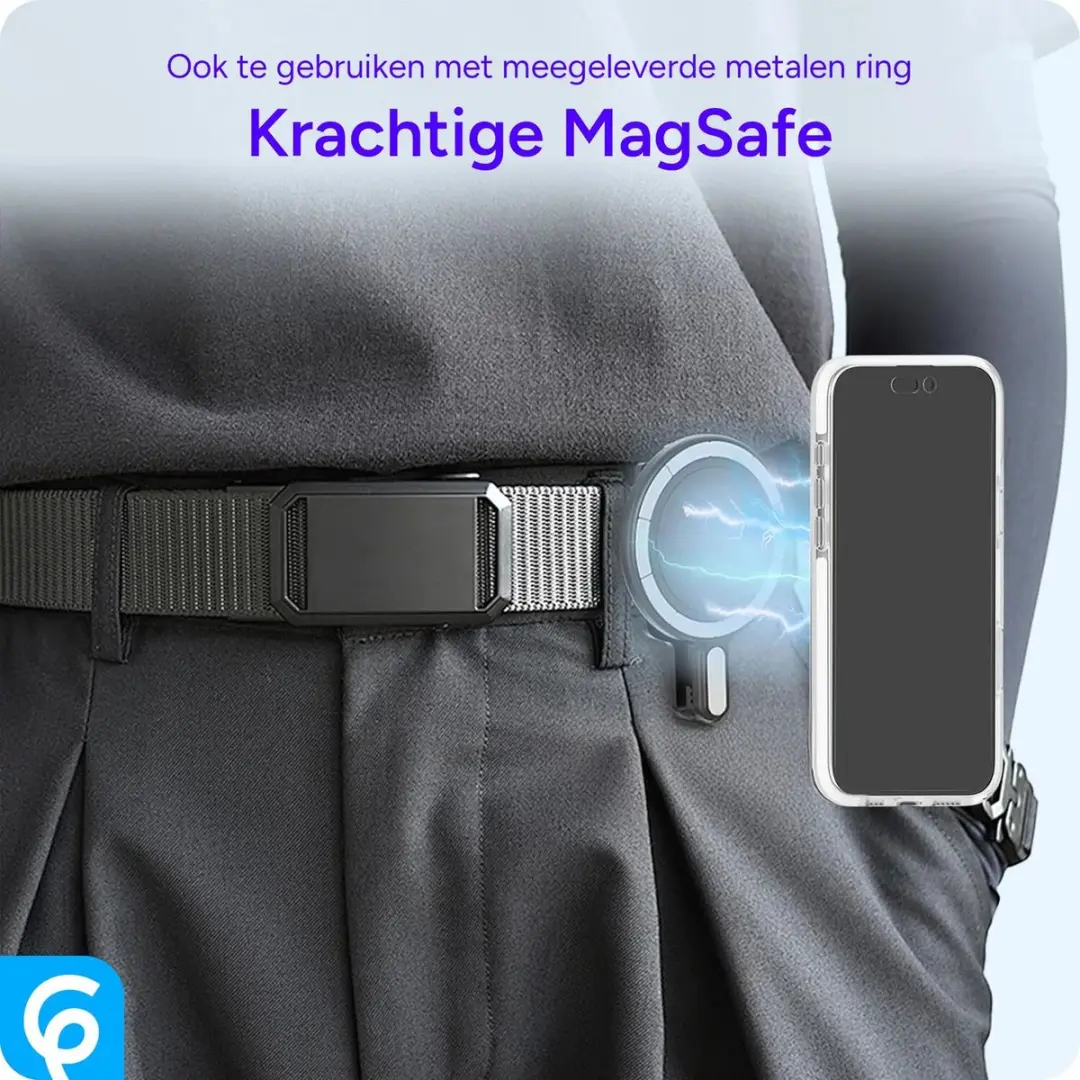 Selected SBG Magnetische MagSafe Riemclip Telefoonhouder - Zwart