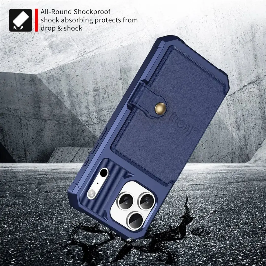 Selected Portemonnee Hoesje iPhone 17 Pro Max - Blauw