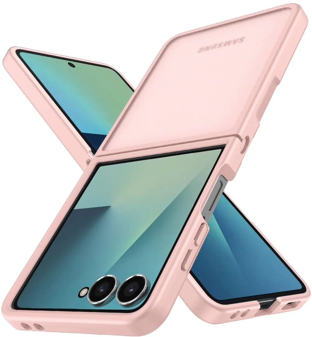 Selected Hoesje Samsung Galaxy Z Flip 7 - Roze Mat