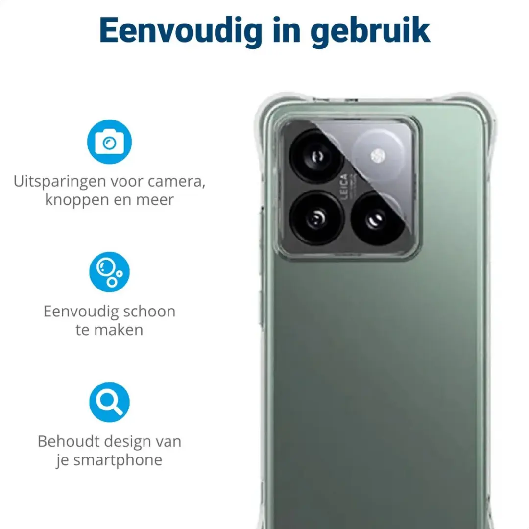 Selected Transparant Hoesje Xiaomi 14T Pro - Schokbestendig