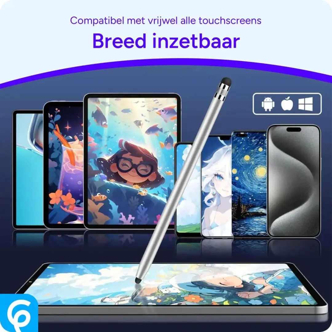 Selected SBG Universele Styluspen - Zilver