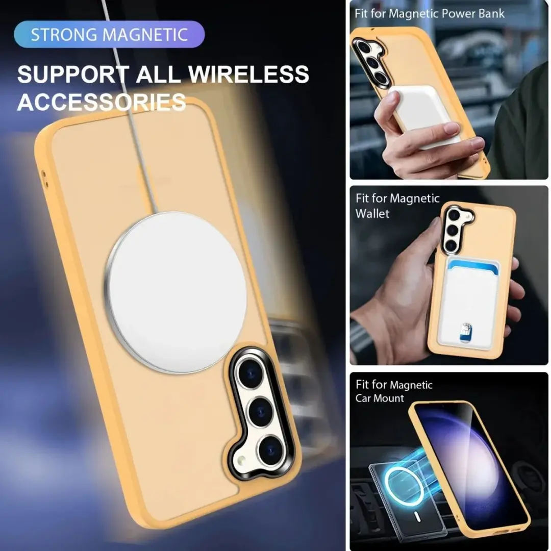 Selected Hoesje Samsung Galaxy S24 MagSafe - Oranje
