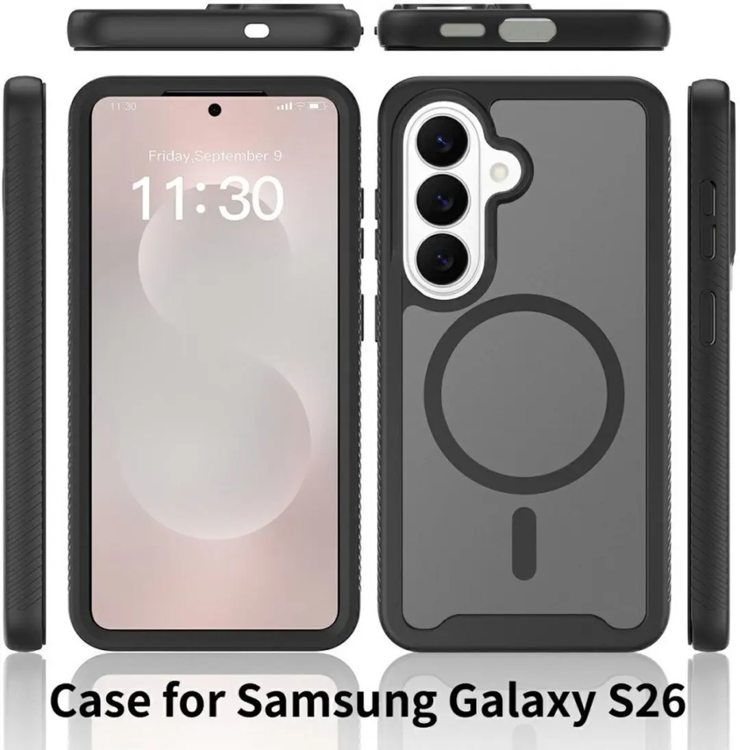 Selected Hoesje Samsung Galaxy S26 - MagSafe Transparant Blauw