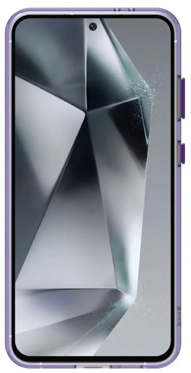 Selected MagSafe Backcover Samsung Galaxy S25/S24 - Paars & Transparant