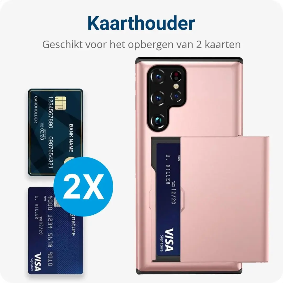 Selected Hoesje Samsung Galaxy S23 Ultra - Roze Goud