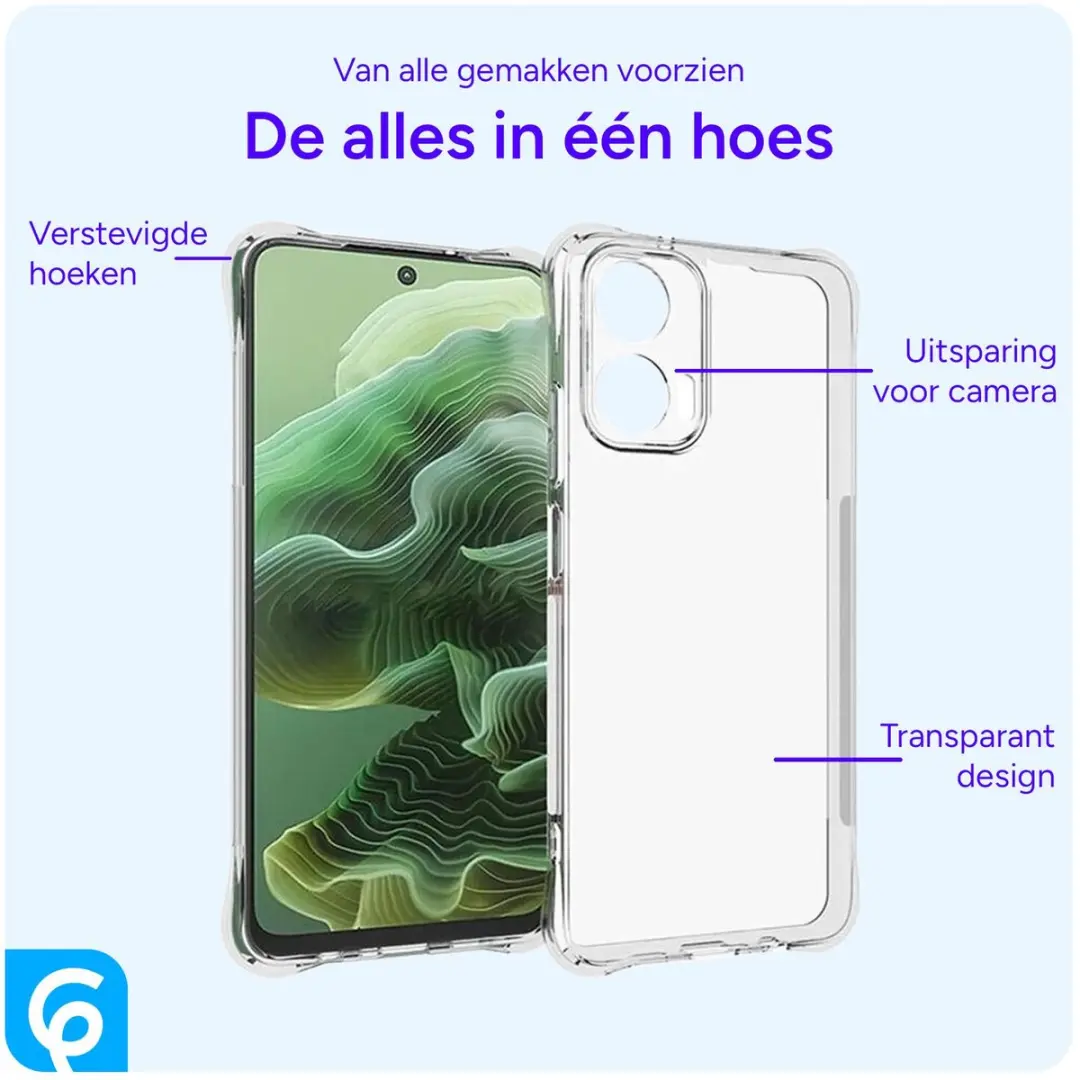 Selected Transparant Hoesje Motorola Moto G35 - Schokbestendig
