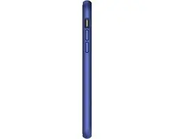 Selected Back Cover Hoesje iPhone XS - Transparant - Zwart/Blauw