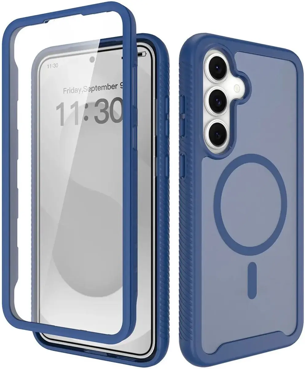 Selected by GSMpunt Samsung Galaxy S25 FE Hoesje Matte Blauw