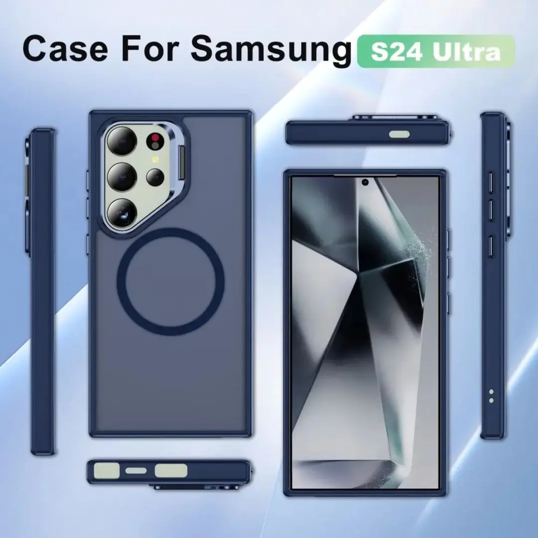 Selected Hoesje Samsung Galaxy S24 Ultra - MagSafe Blauw - afbeelding 6 van 6