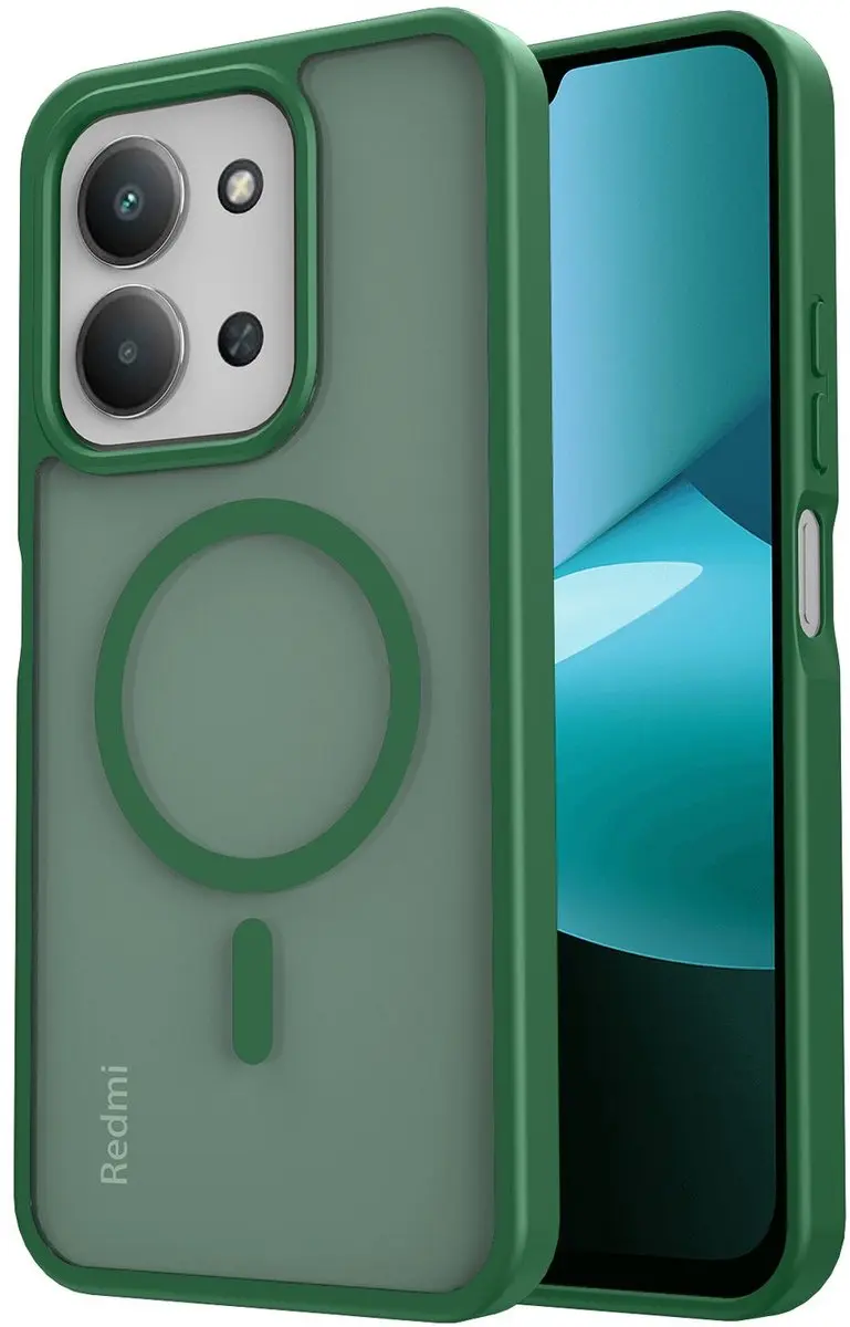 Selected Hoesje Xiaomi Redmi 15C MagSafe Groen