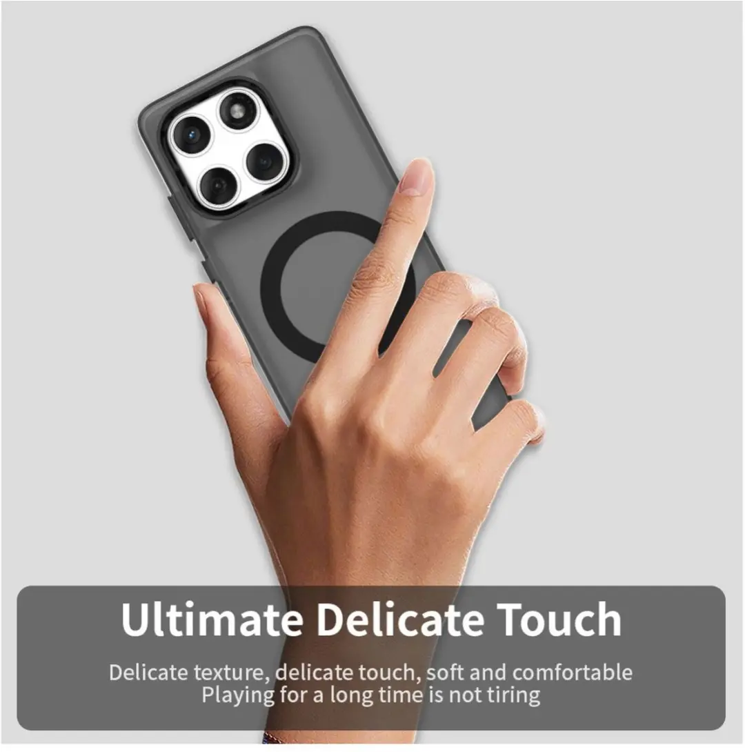 Selected MagSafe Backcover Motorola Edge 60 Fusion - Zwart & Transparant