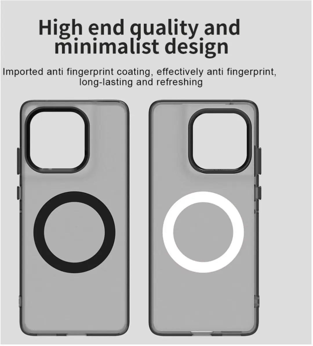 Selected MagSafe Backcover Motorola Edge 60 Fusion - Zwart & Transparant