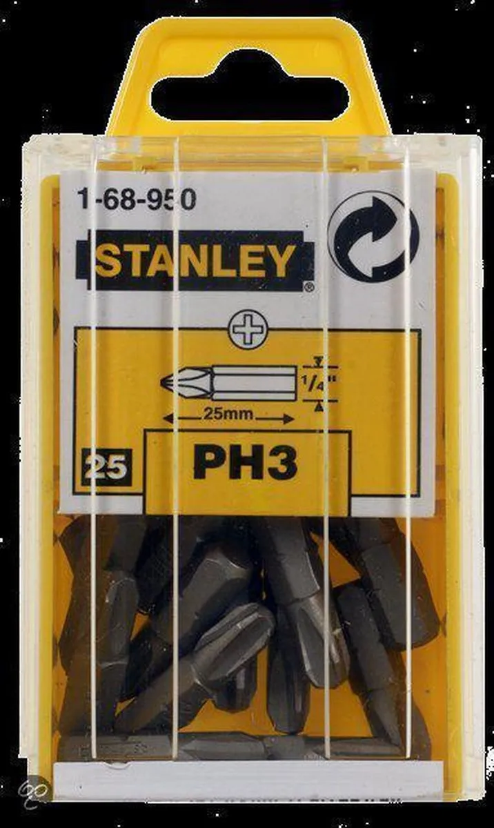 Stanley 1/4" Phillips Bit Nr3