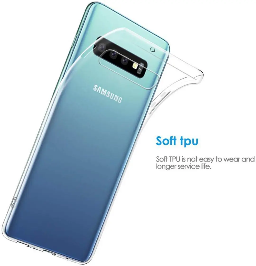 Selected Transparant TPU Hoesje Samsung Galaxy S10