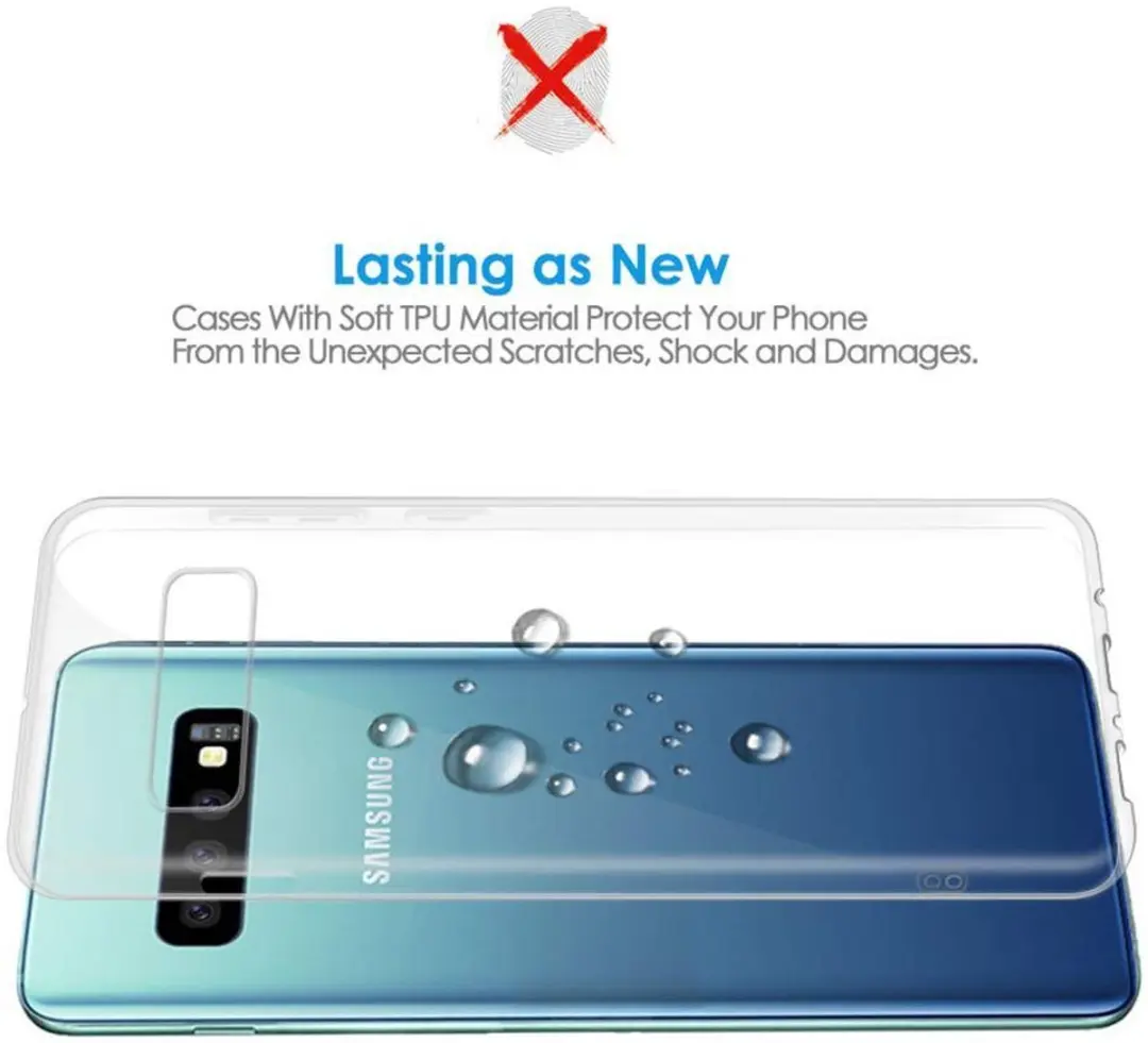 Selected Transparant TPU Hoesje Samsung Galaxy S10