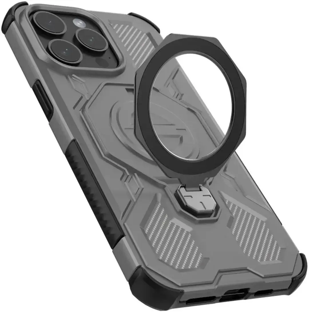Selected by GSMpunt Apple iPhone 15 Pro Hoesje - Grijs - afbeelding 6 van 6