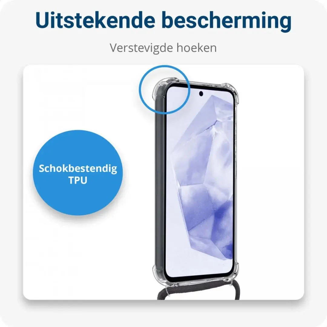 Selected Schokbestendig Hoesje Samsung Galaxy A35 - Transparant