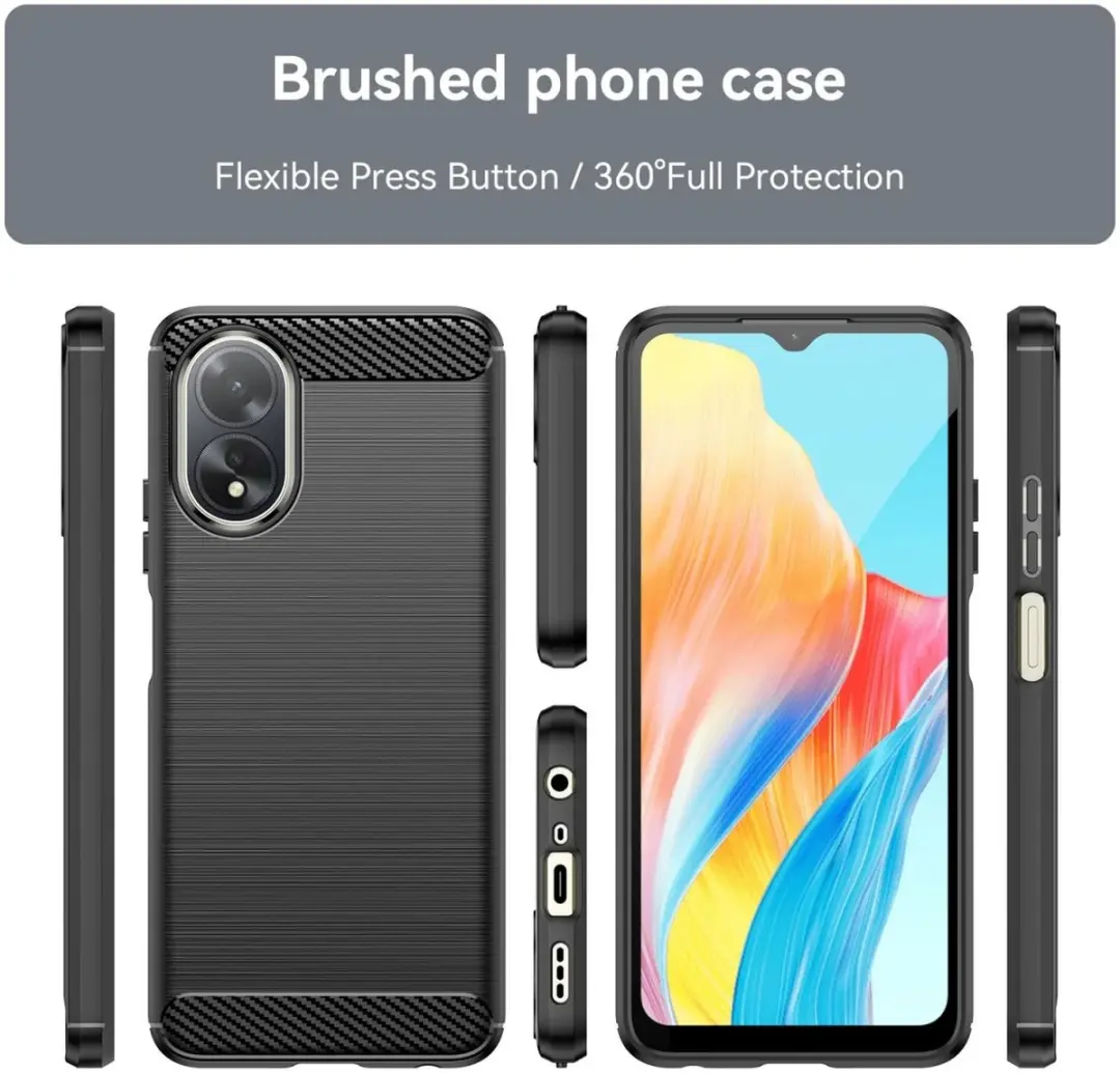 Selected TPU Hoesje Oppo A38 - Zwart