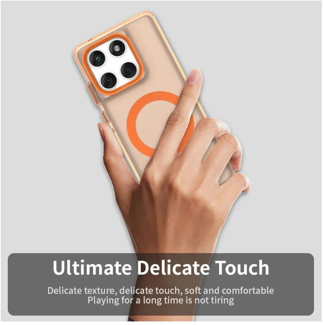 Selected MagSafe Backcover Motorola Edge 60 Fusion - Oranje