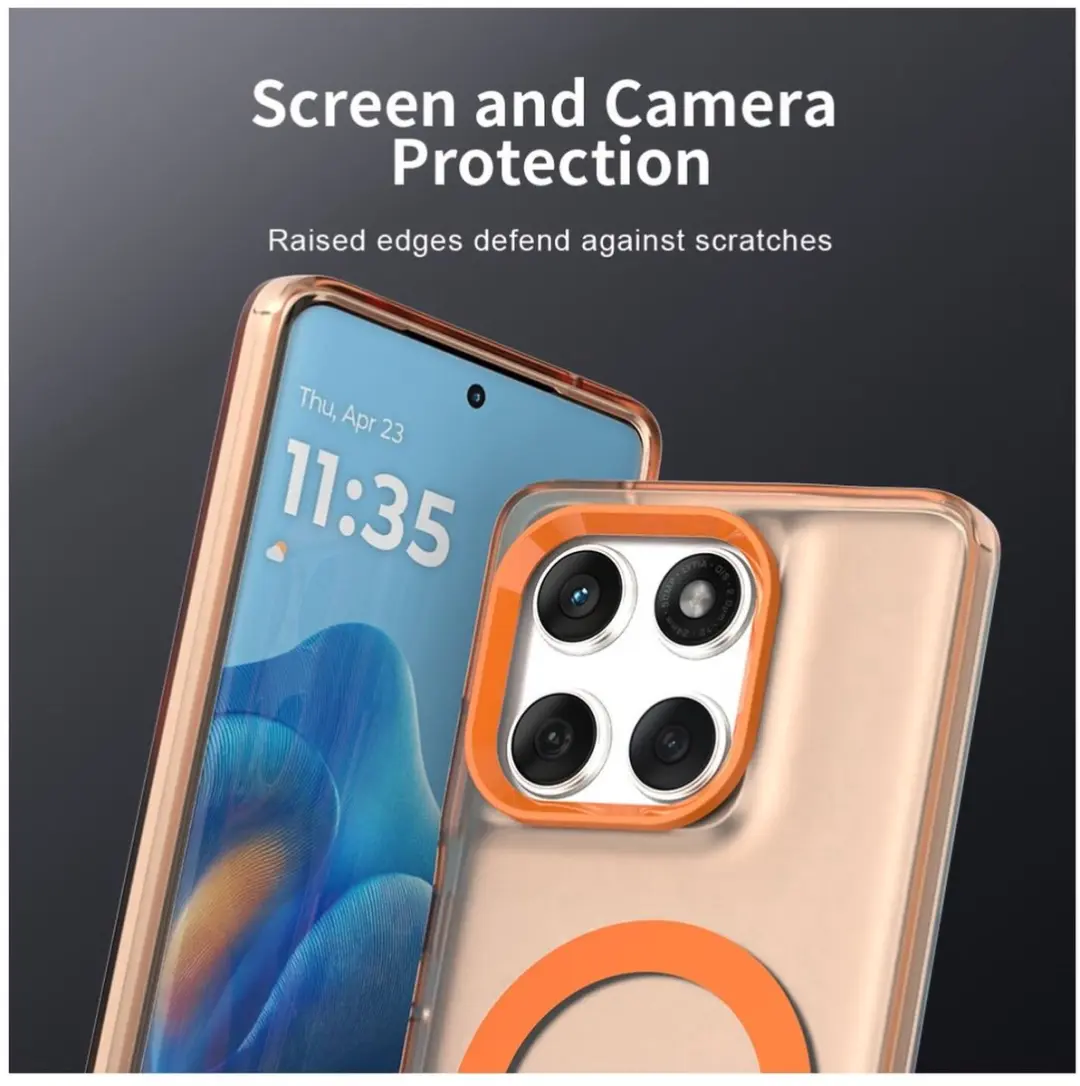 Selected MagSafe Backcover Motorola Edge 60 Fusion - Oranje