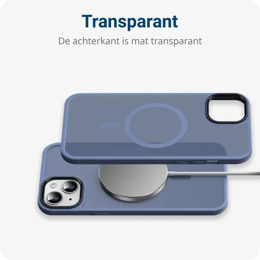 Selected iPhone 14 MagSafe Hoesje - Blauw