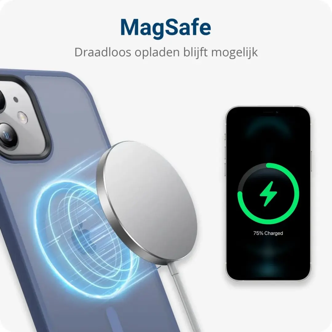 Selected iPhone 14 MagSafe Hoesje - Blauw
