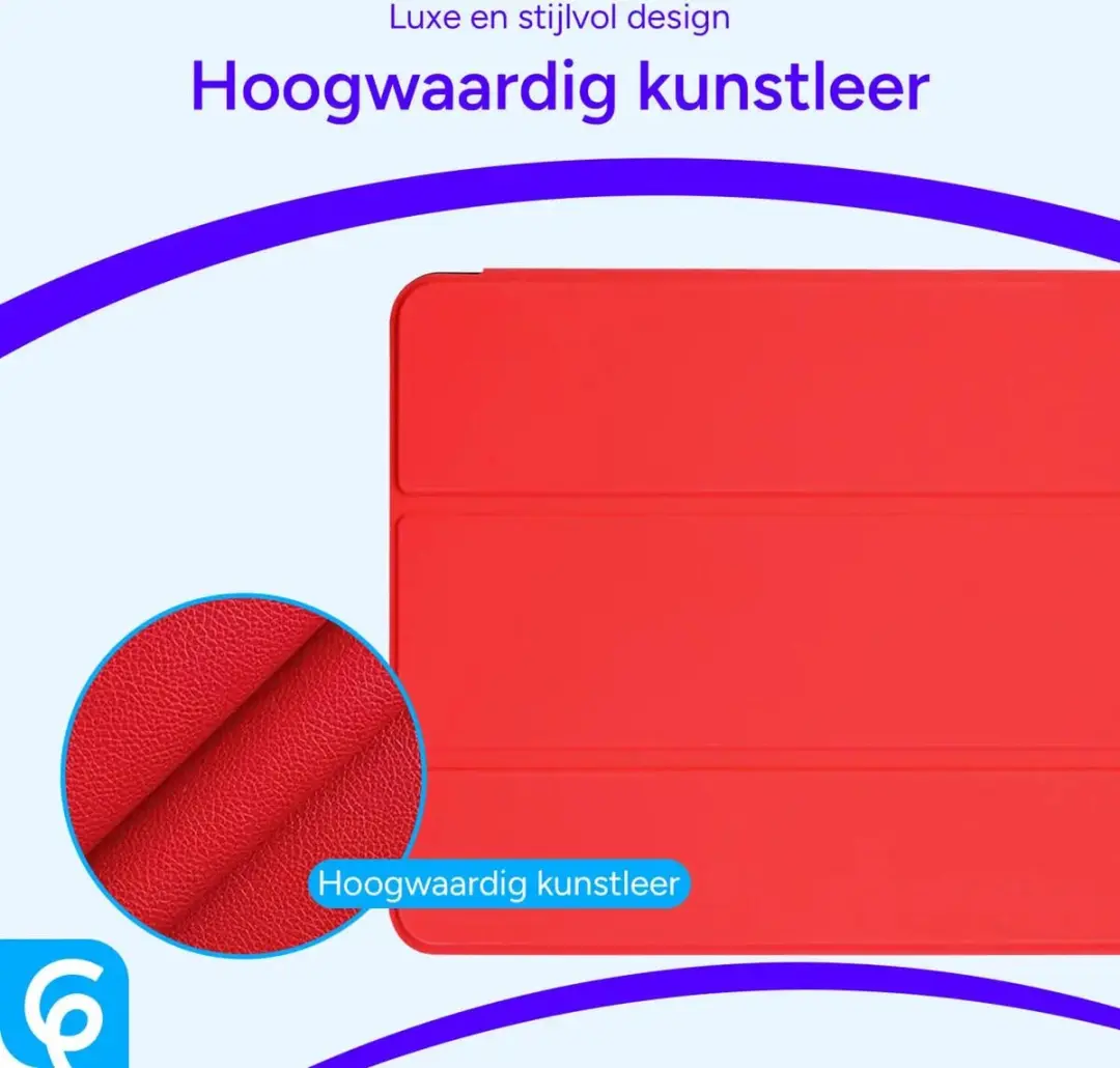 Selected by GSMpunt.nl Tablet Hoes Apple iPad Air 13 - Rood