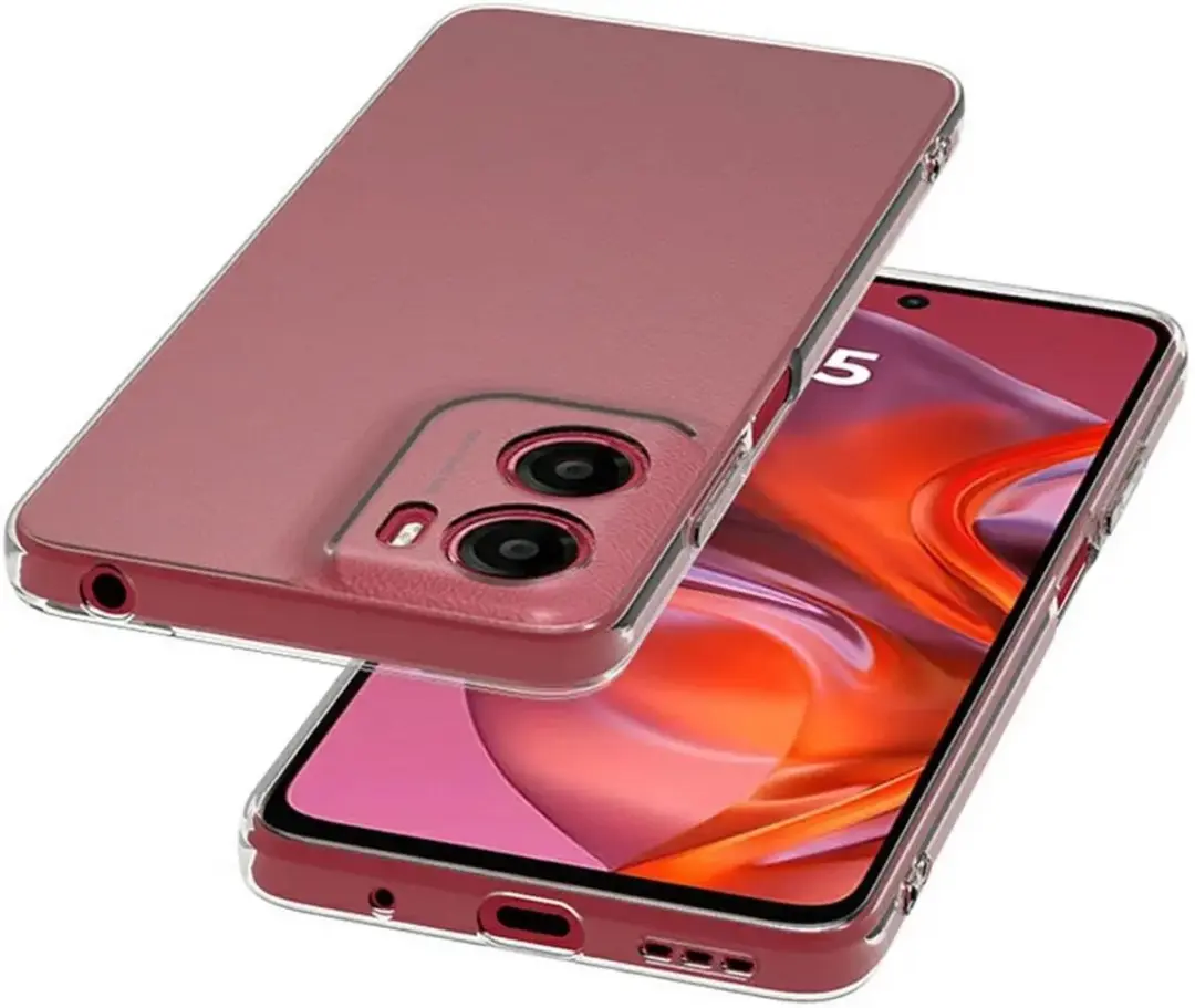 Selected Transparant TPU Hoesje Motorola Moto E15
