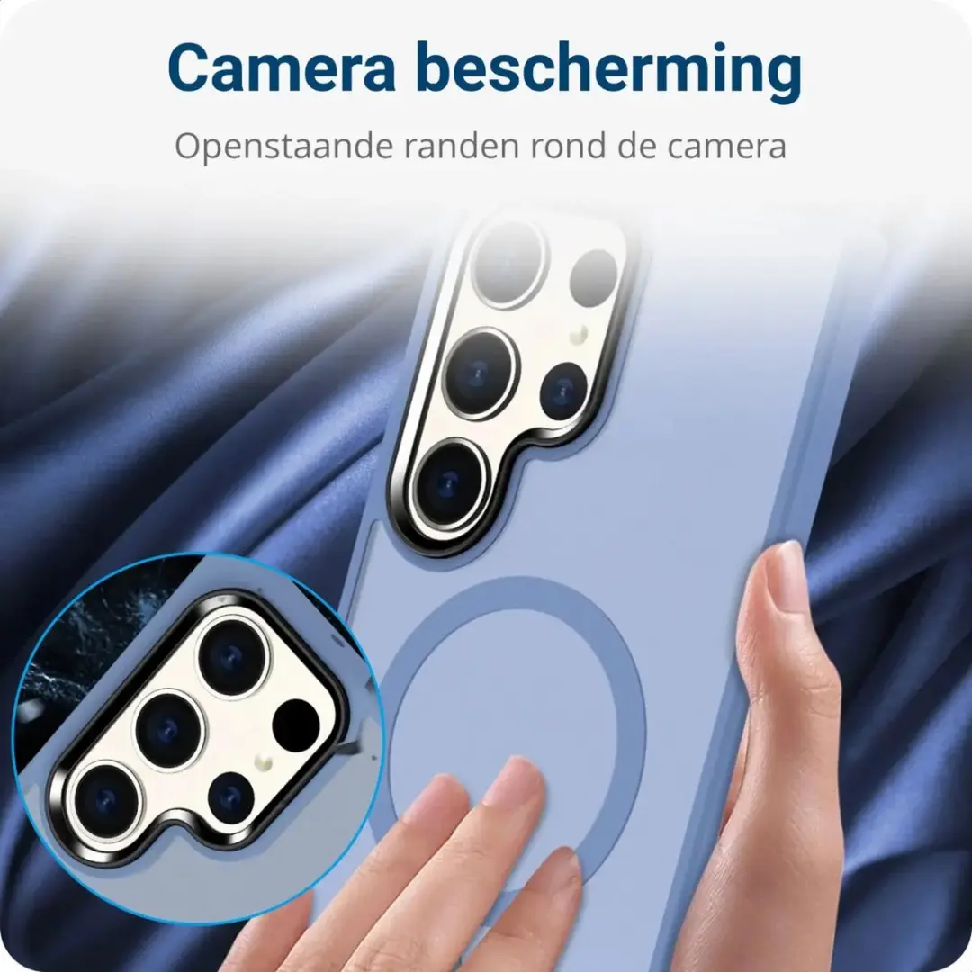 Selected Hoesje Samsung Galaxy S23 Ultra MagSafe - Blauw