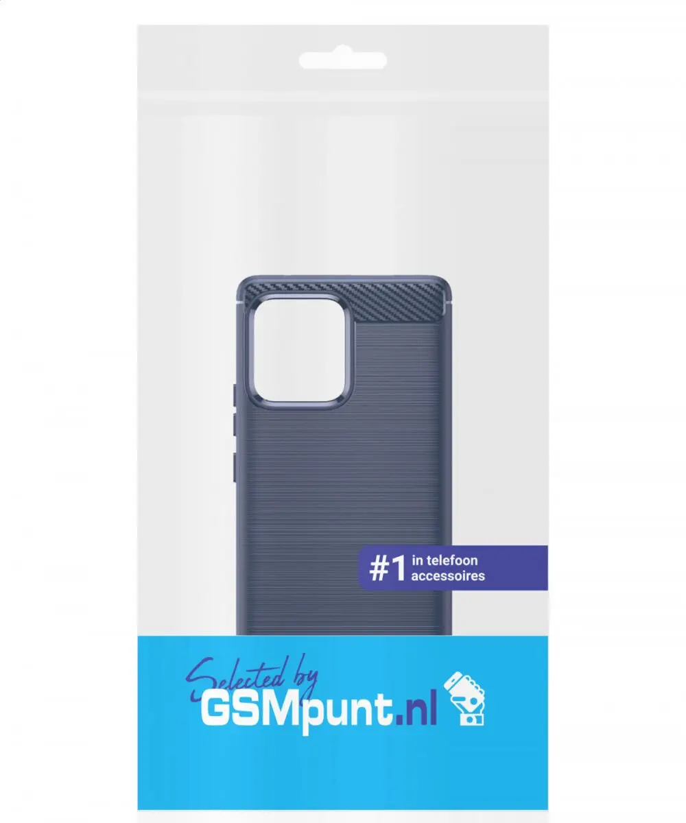 Selected TPU Hoesje Motorola Edge 40 Pro - Blauw