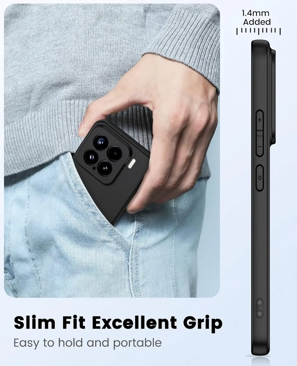 Selected by GSMpunt Xiaomi 15 Hoesje - Zwart Dun TPU