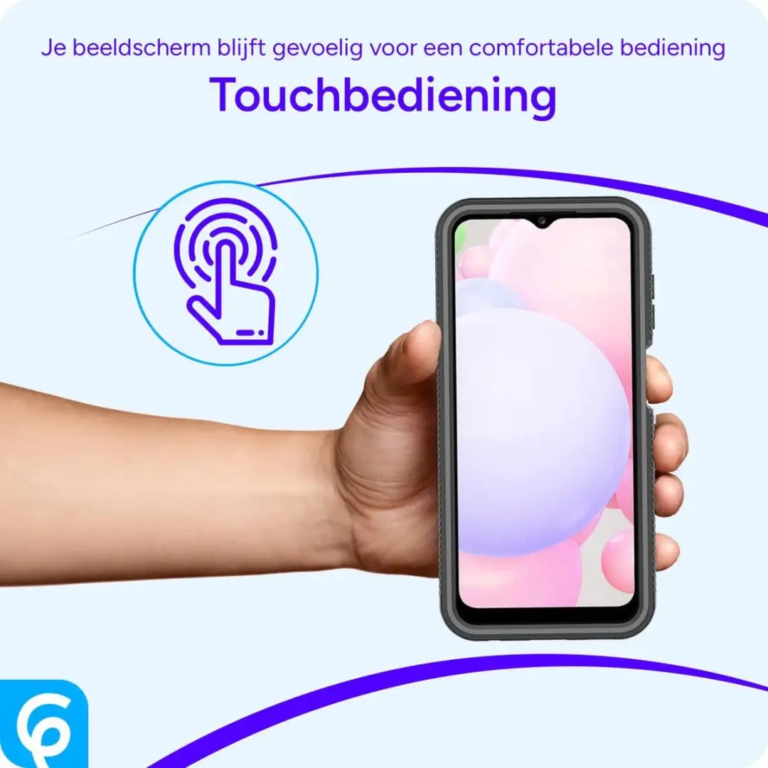 Selected Hoesje Samsung Galaxy A13 - Full Protect - Zwart