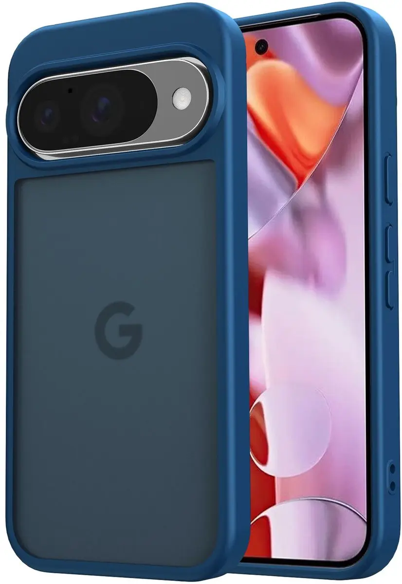 Selected Hoesje Google Pixel 10/10 Pro - Blauw Matte Back Cover
