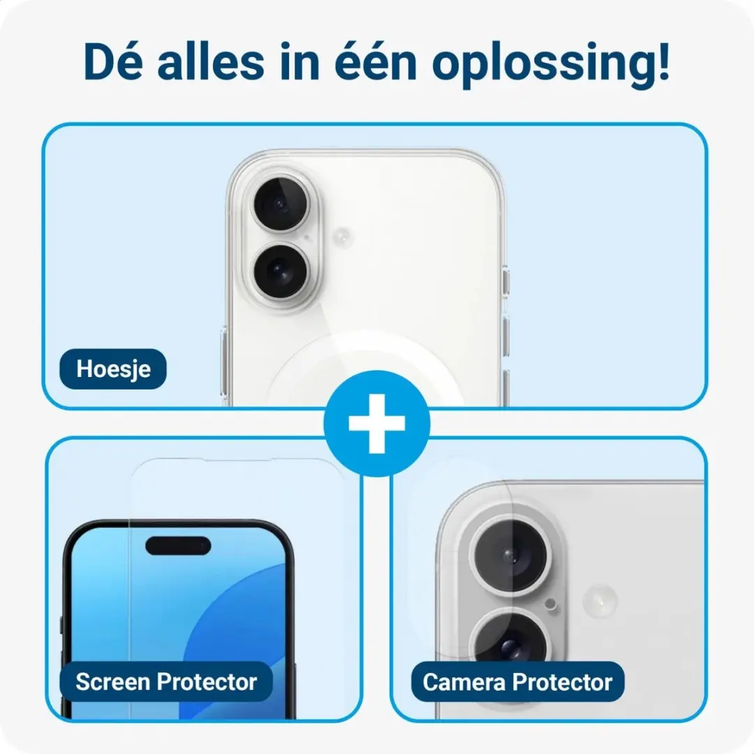 Selected by GSMpunt.nl iPhone 16 Hoesje - MagSafe Transparant - afbeelding 6 van 6