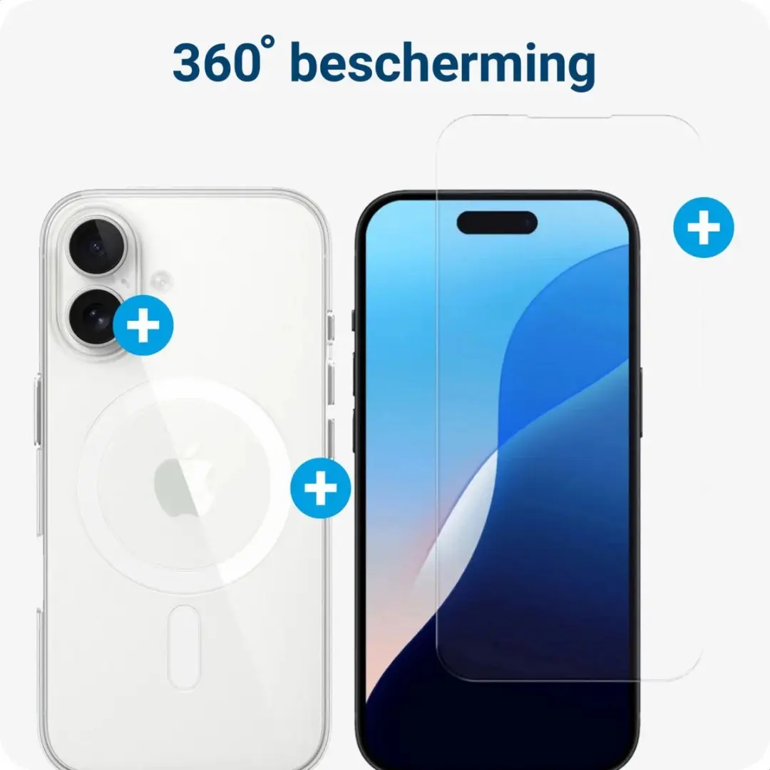 Selected by GSMpunt.nl iPhone 16 Hoesje - MagSafe Transparant