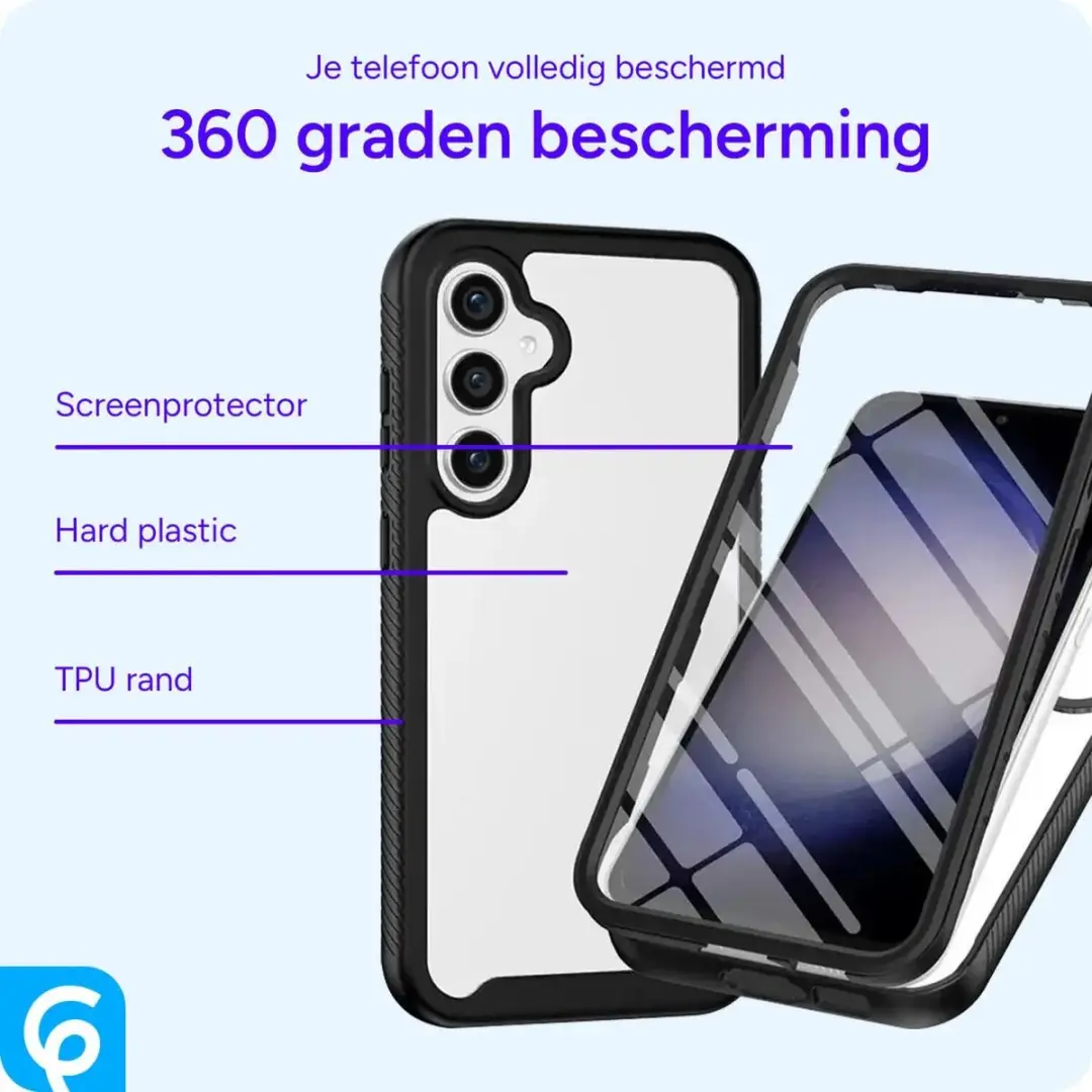 Selected Hoesje Samsung Galaxy S24 FE - Schokbestendig Zwart