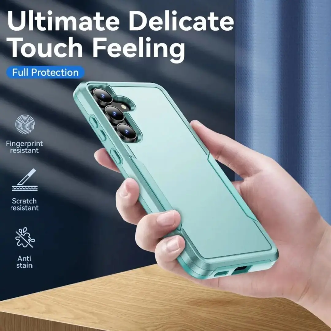 Selected Back Cover Samsung Galaxy A57 Rugged Hoesje - Groen - afbeelding 6 van 6