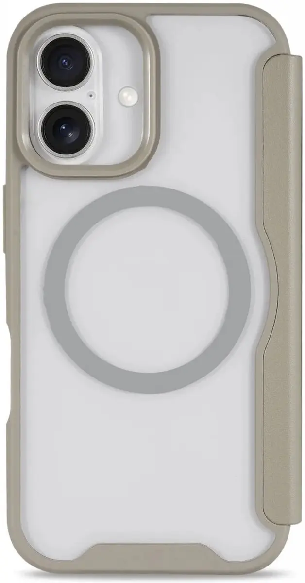 Selected Portemonnee Hoesje iPhone 16 - MagSafe - Transparant/Goud - afbeelding 6 van 6