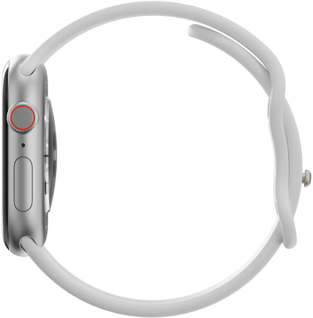Selected SBG Siliconen Horlogeband Apple Watch SE 40mm - Wit