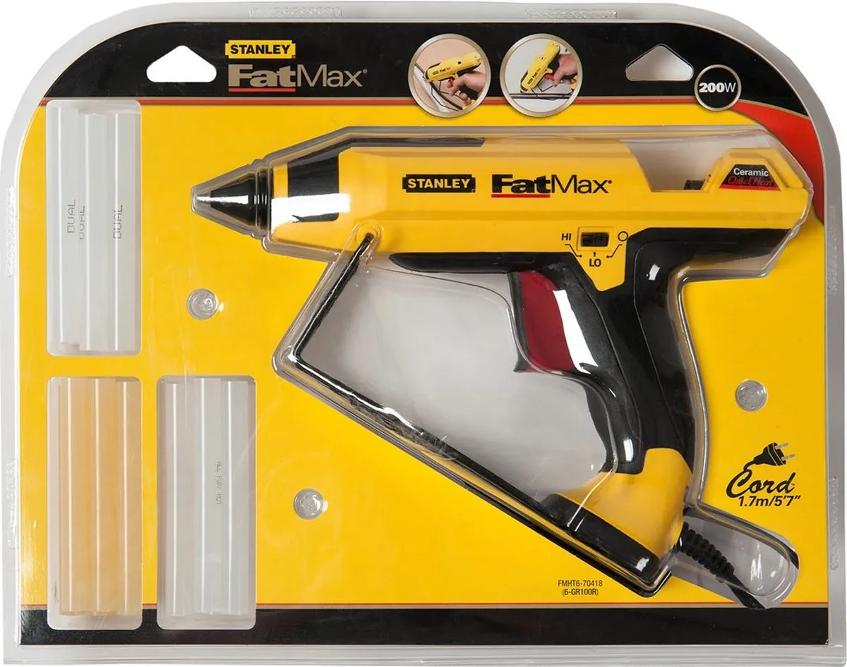 Stanley FatMax Lijmpistool FMHT6-70418 - 200W - Geel