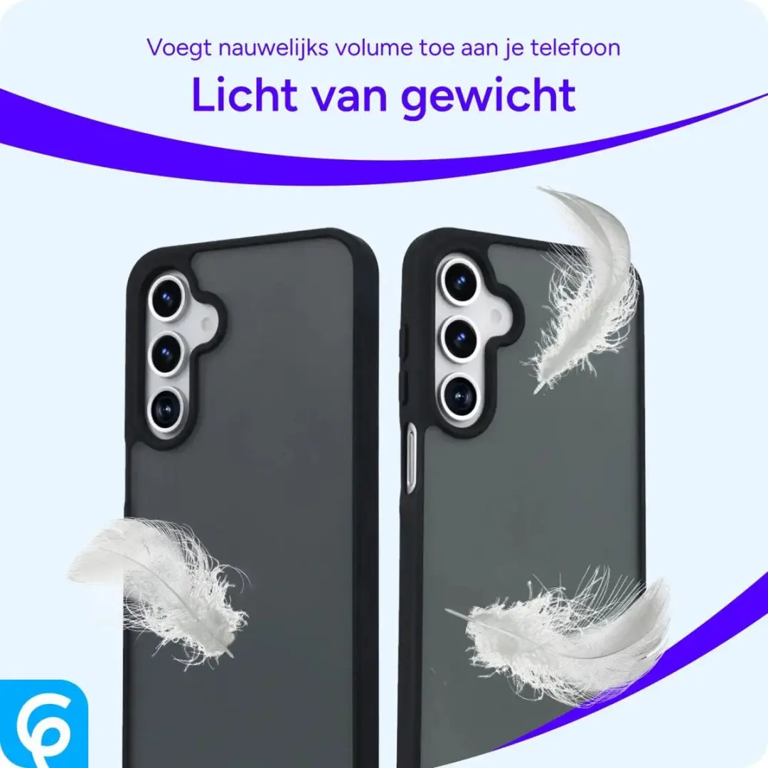 Selected Hoesje Samsung Galaxy A16 - Matte Zwart