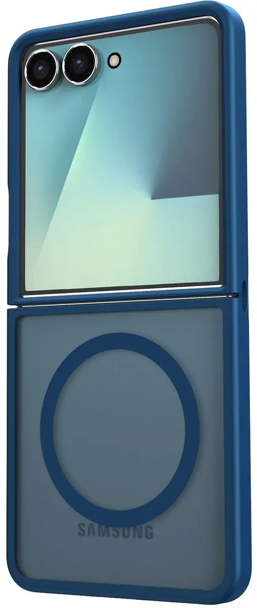 Selected Hoesje Samsung Galaxy Z Flip 7 MagSafe Blauw - afbeelding 6 van 6