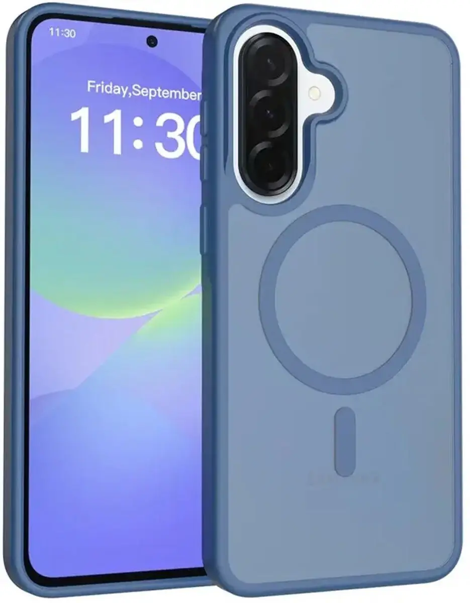 Selected Hoesje Samsung Galaxy A37 MagSafe Blauw